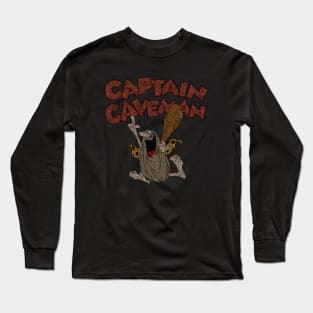 Vintage Captain Caveman Long Sleeve T-Shirt